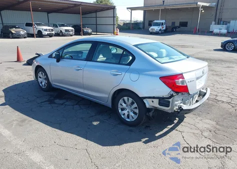 2012 Honda Civic Lx из США, поврежденный, VIN 19XFB2F59CE369180